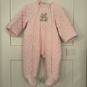NWT 6-9 months girl pramsuit